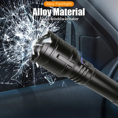 3-i-1 Genopladelig Lommelygte, Lighter & Powerbank