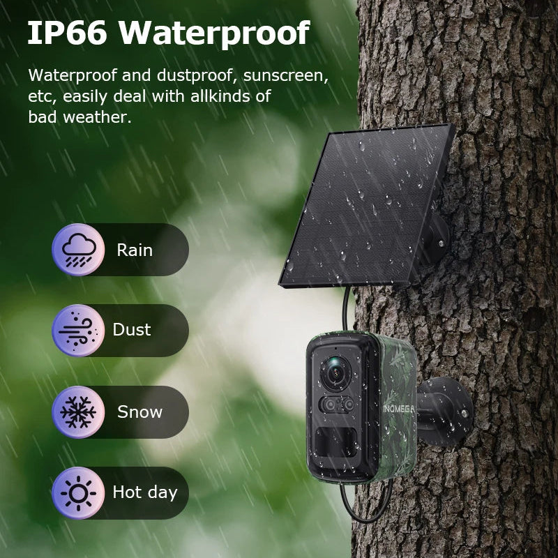 5MP 4G- og WiFi Vildtkamera med Solpanel