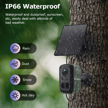 5MP 4G- og WiFi Vildtkamera med Solpanel