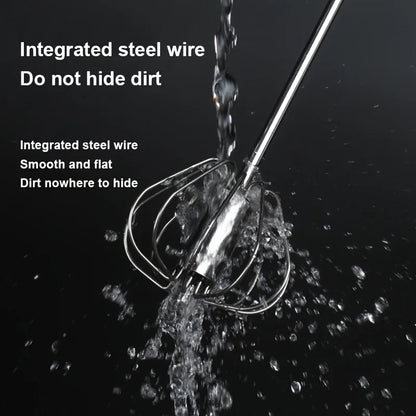 Semi-automatisk Æggepisker i Rustfrit Stål