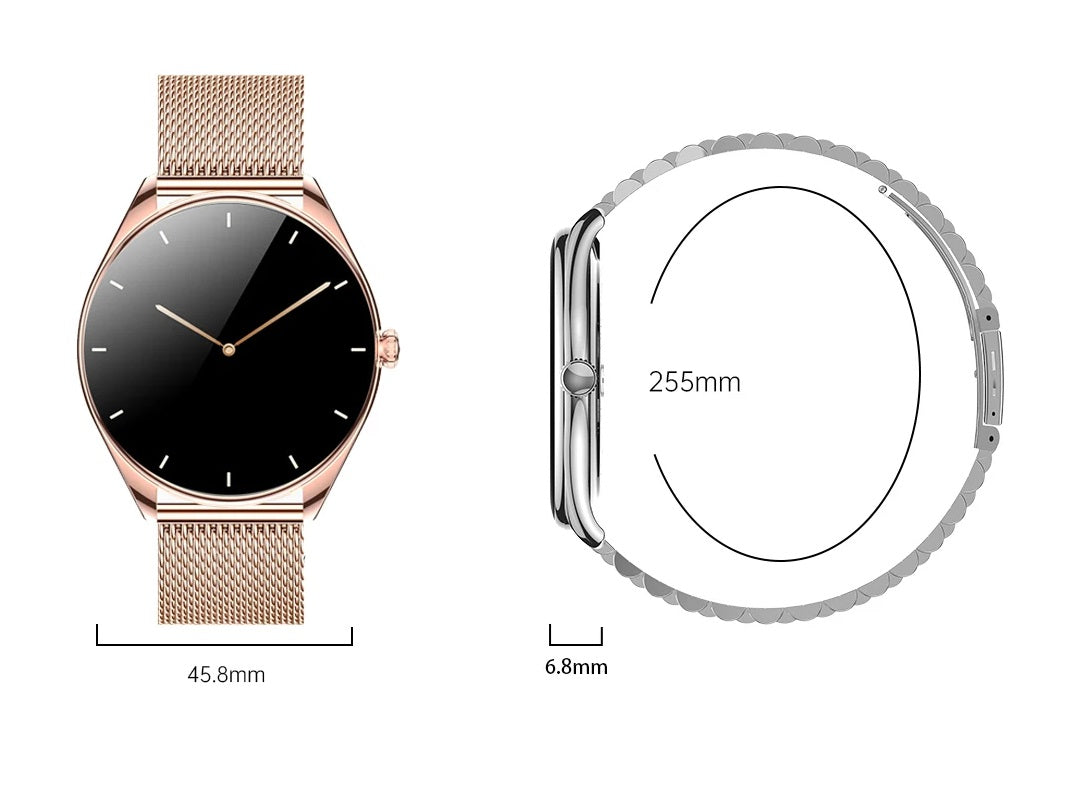 Ultratynd Smartwatch med Bluetooth-opkald