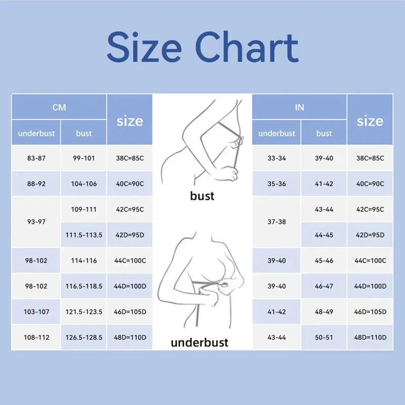 Plus Size Bøjle-BH til Store Bryster