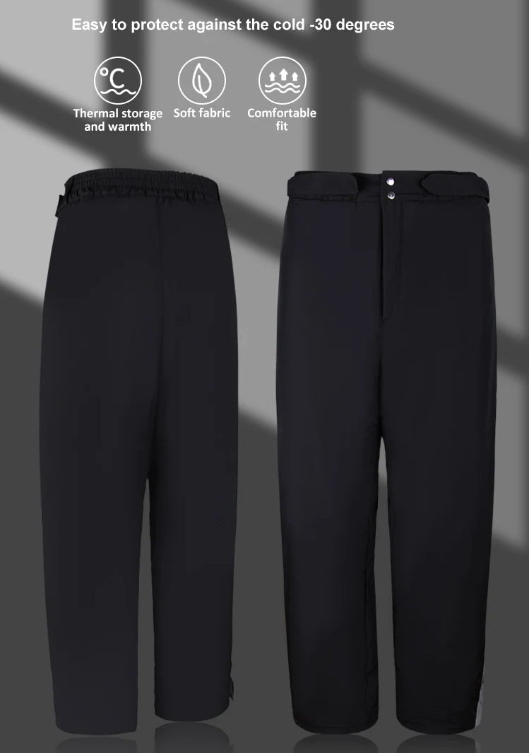 Vindtætte Vintermotorcykelbukser med Sideåbning