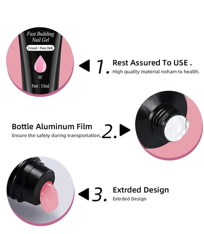 Gel Neglelak Sæt med LED-lampe – 27 Farver Manicure Sæt