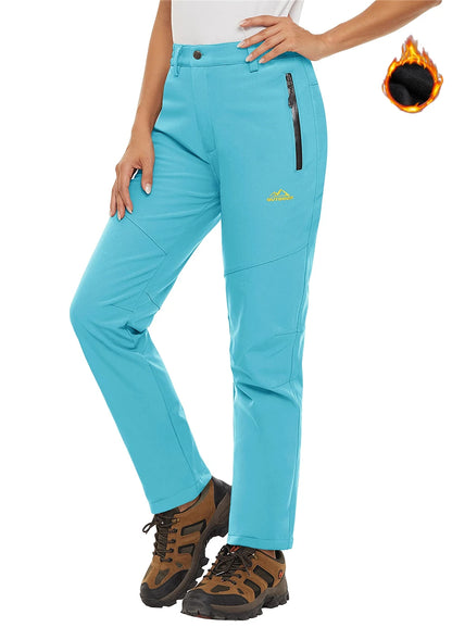 Dame Varm Vandtæt Fleece Vinterbukser