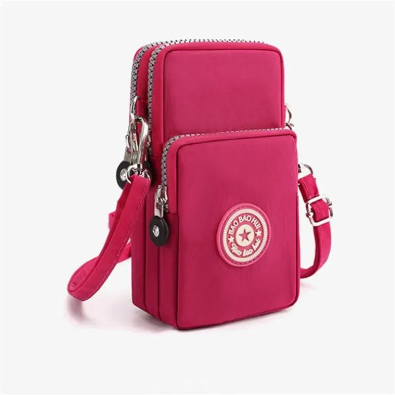 Kvinders Skrå Crossbody-Telefontaske