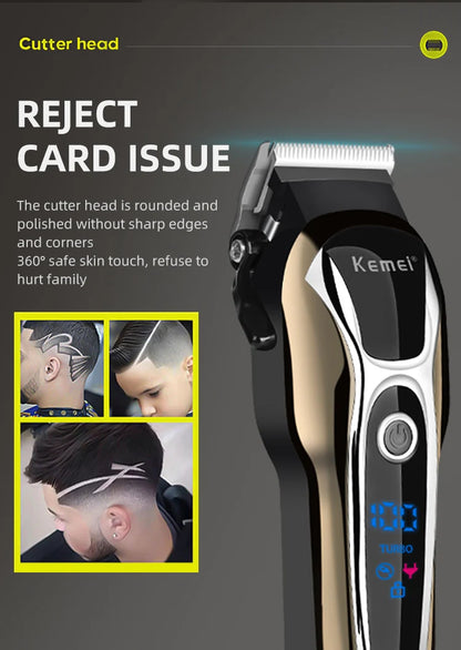 Professionel Elektrisk Hårklipper Sæt