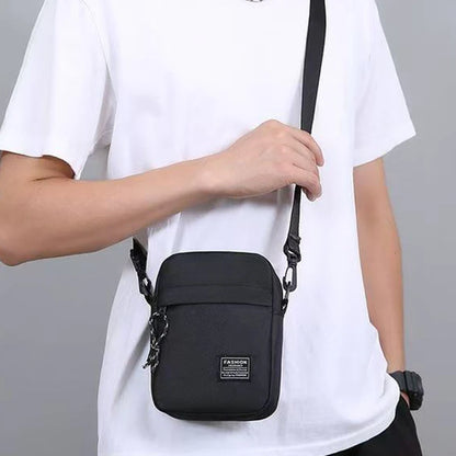 Casual Crossbody Taske i Nylon til Herre
