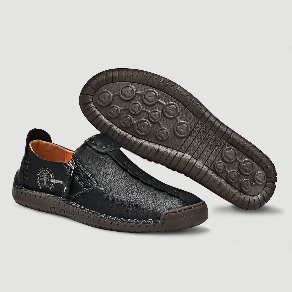 Håndlavede Læder Slip-on Loafers til Mænd