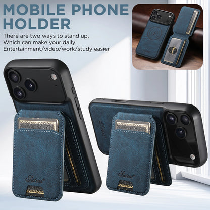 Telefoncover med Trådløs Opladning og Kortholder