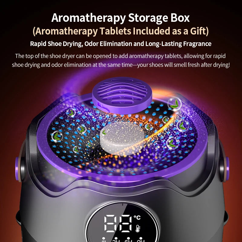 Bærbar Skotørrer med Timer Hurtig Tørring Sterilisering