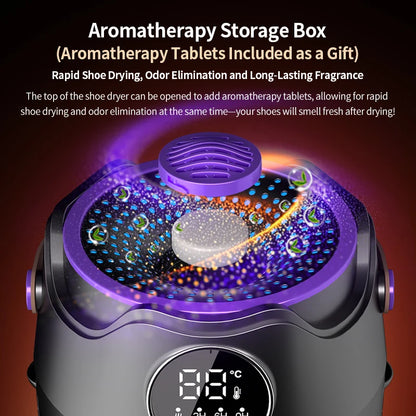 Bærbar Skotørrer med Timer Hurtig Tørring Sterilisering