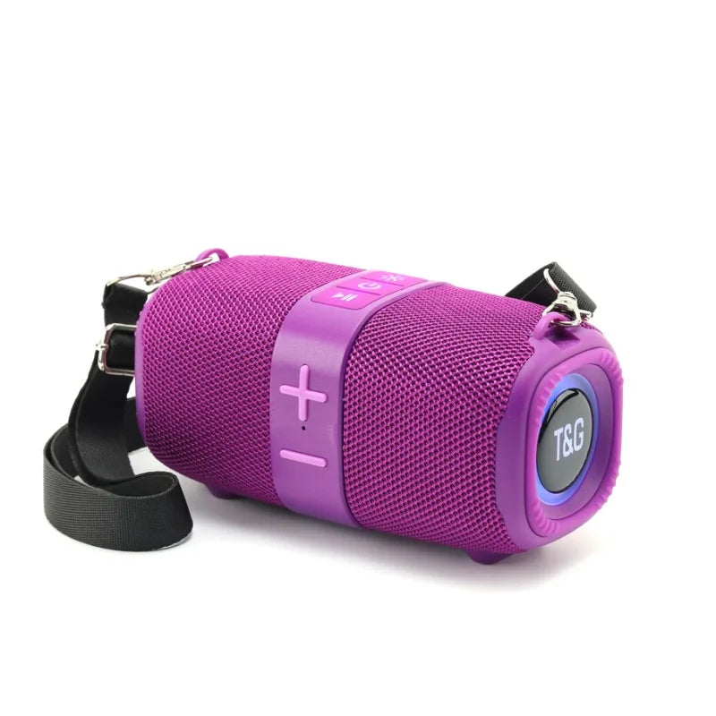 Bærbar Bluetooth-højttaler FM-radio Dyb Baslyd