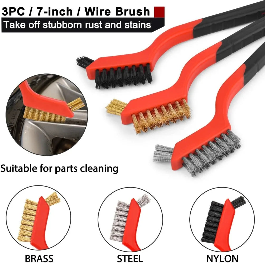 Rengøringsbørstesæt til Køkken og Grill