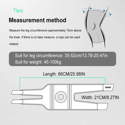 Justerbar Knæstøtte med Sidestabilisatorer