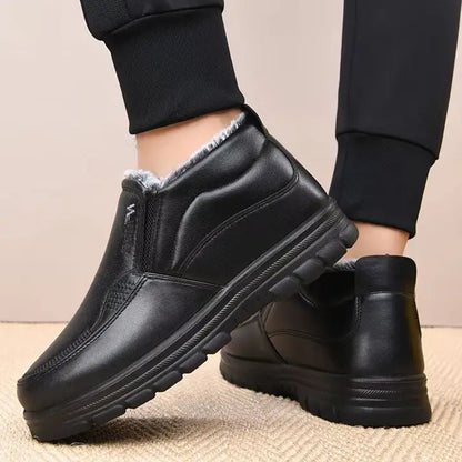 Varme Slip-on Vintersko til Mænd med Fleecefor