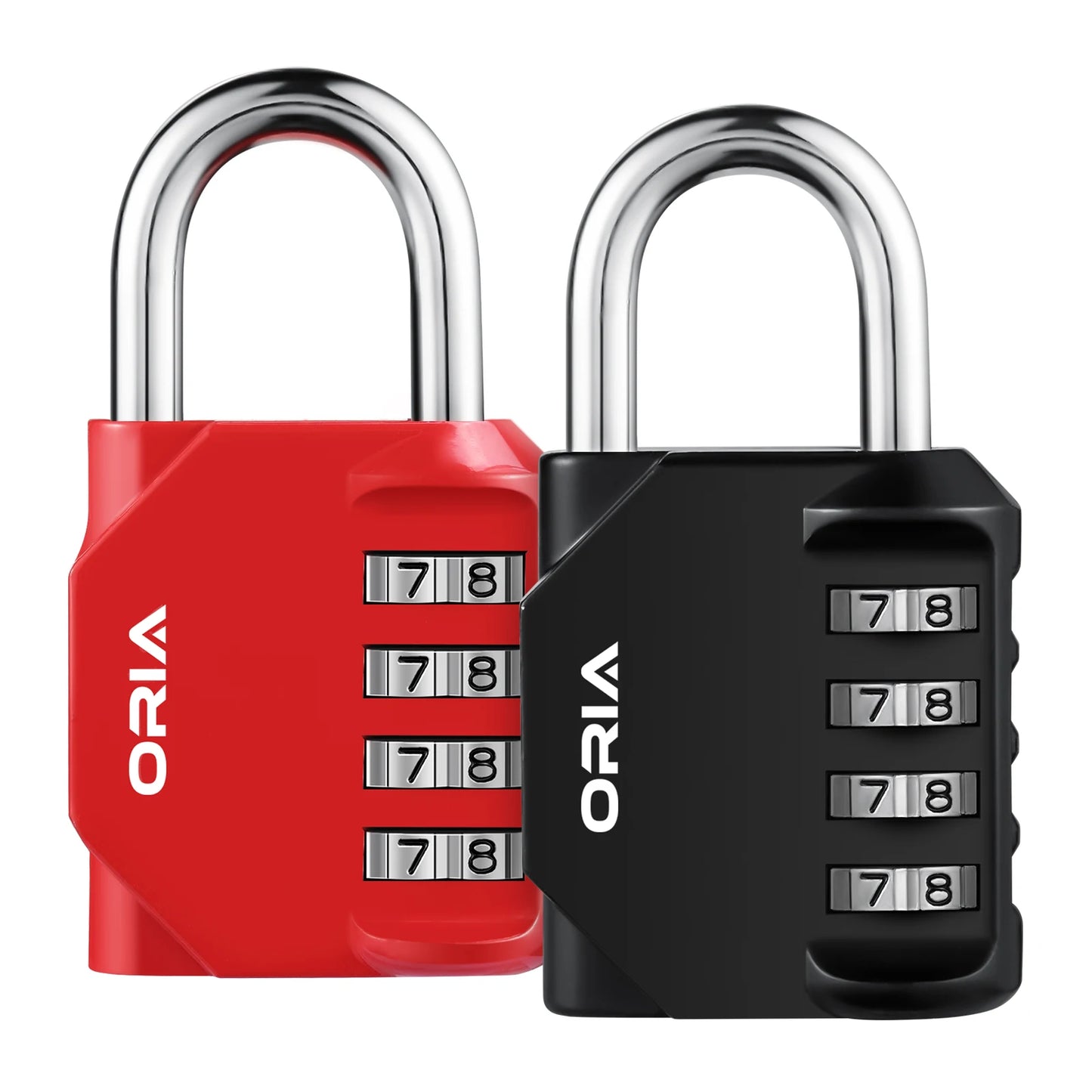 2 Stk. Vandtætte 4-Cifrede Kombinationshængelåse