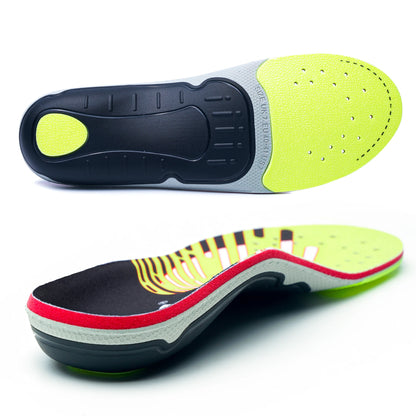 Ortopædiske Indlægssåler med Pladefodsstøtte mod Hælspore