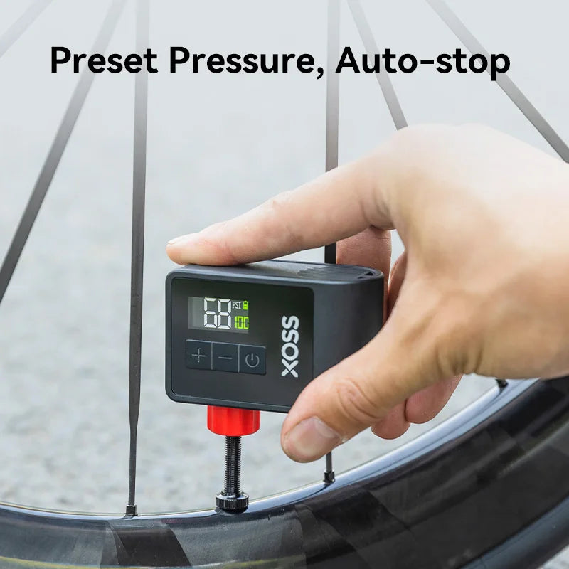 Bærbar Genopladelig Mini-Cykelluftpumpe 120 PSI