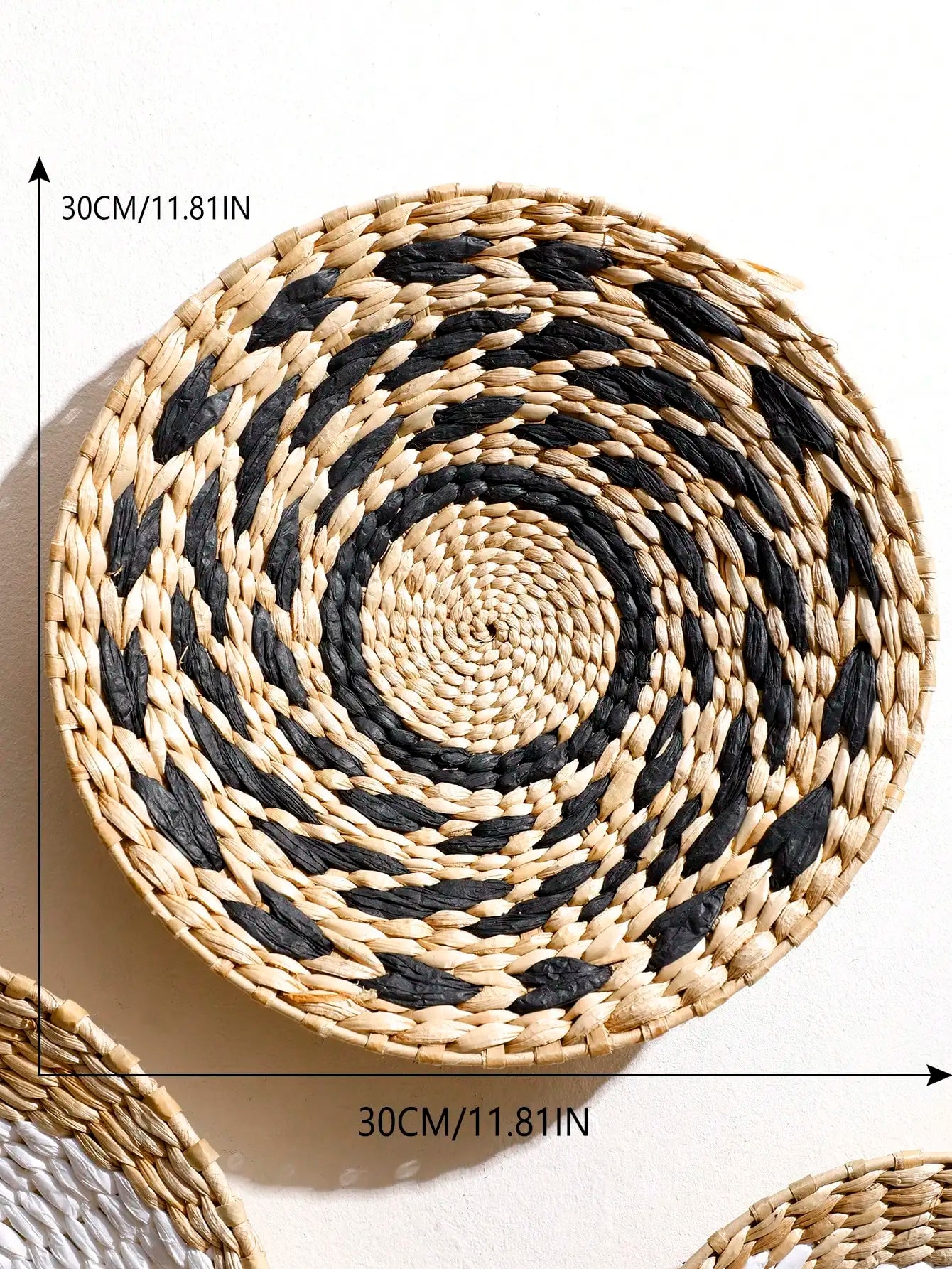 Håndvævet Boho Vægkurv til Dekoration