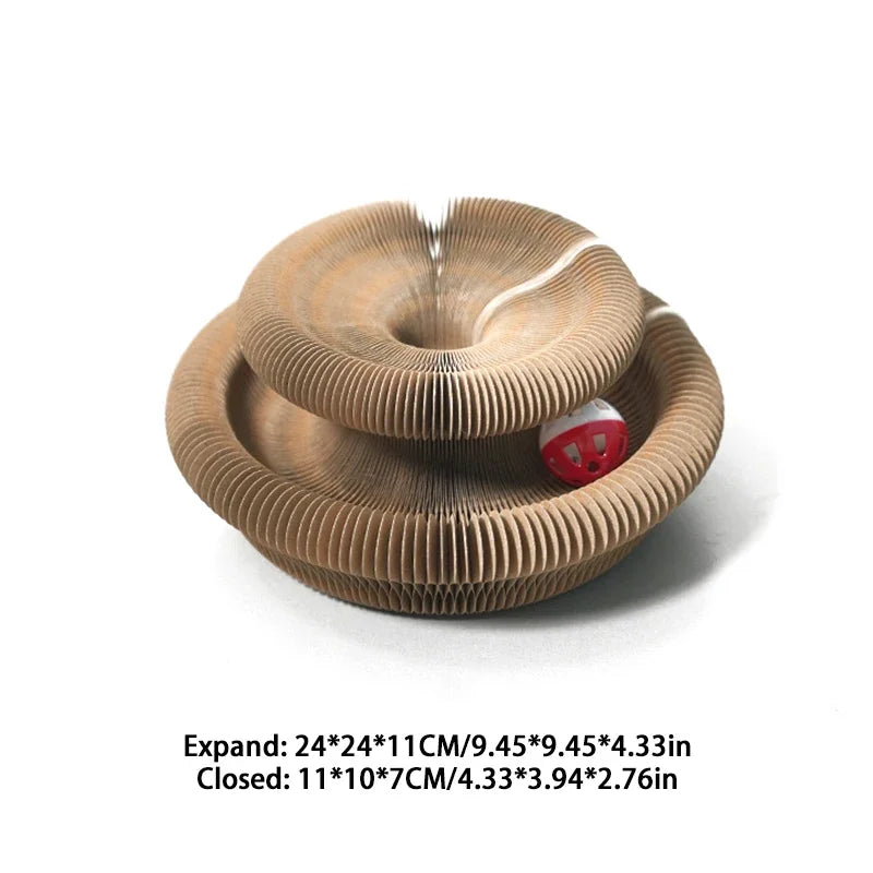 Kradsebræt til Katteklo med Bold