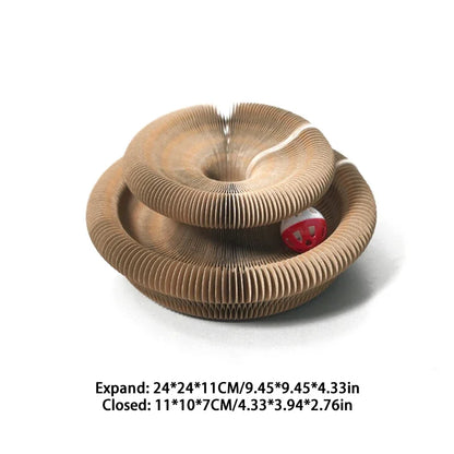 Kradsebræt til Katteklo med Bold