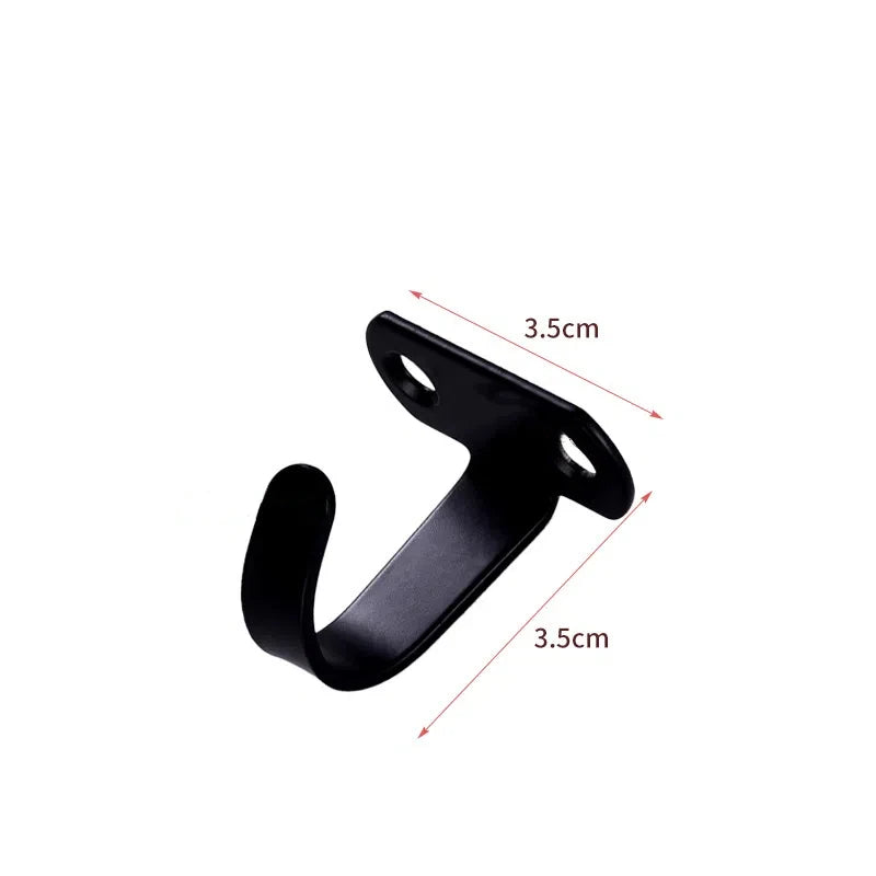 5 stk. Loftkroge i Rustfrit Stål