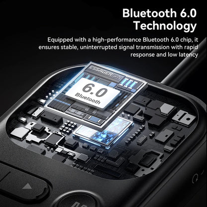 Bluetooth 6.0 Lydsender og Modtager med Mikrofon