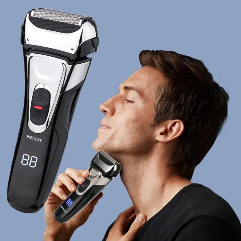 USB-Genopladelig Elektrisk Barbermaskine til Mænd