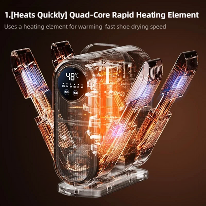 Elektrisk Skotørrer med UV-Sterilisering