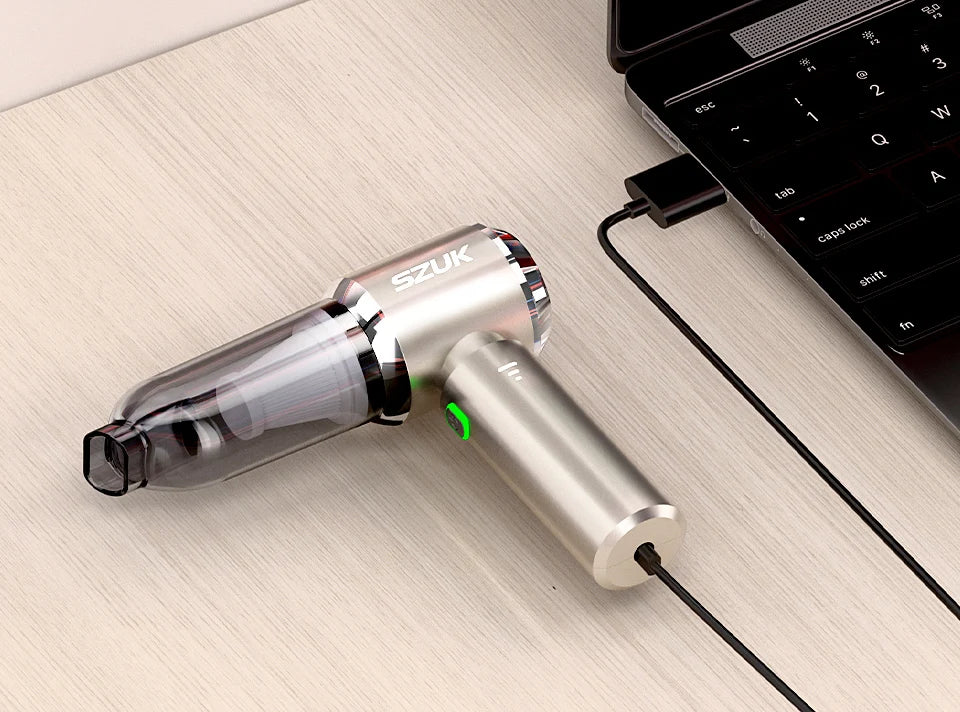 Bærbar Trådløs Mini Bilstøvsuger til Bil og Hjem