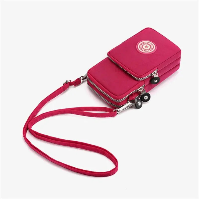 Kvinders Skrå Crossbody-Telefontaske