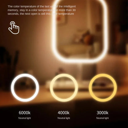 LED Sminkespejl med 3 Farver Lys