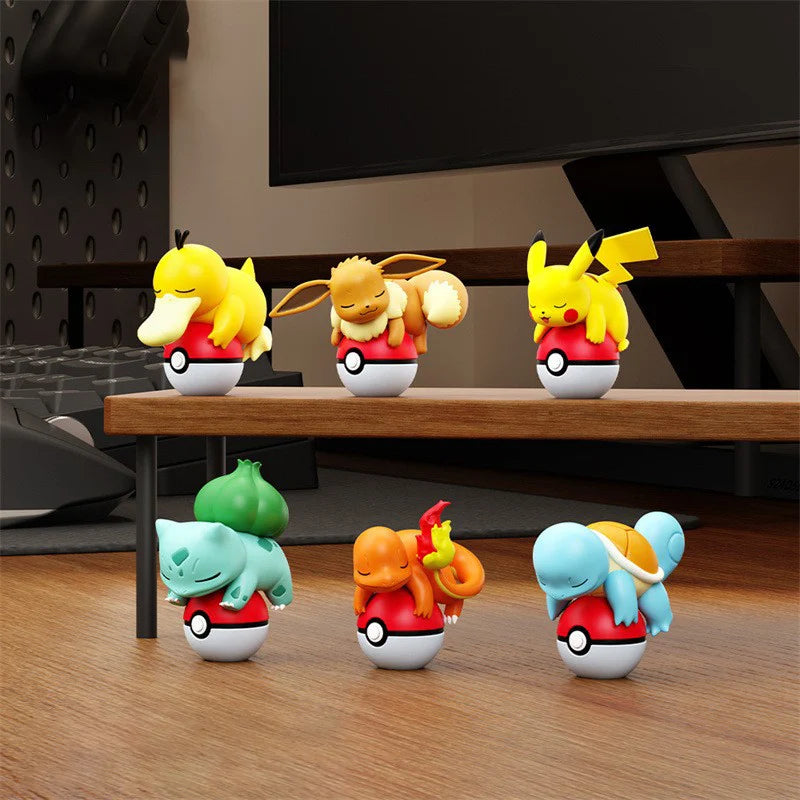 Mini Pokémon Natlampe Figur – Pikachu & Venner