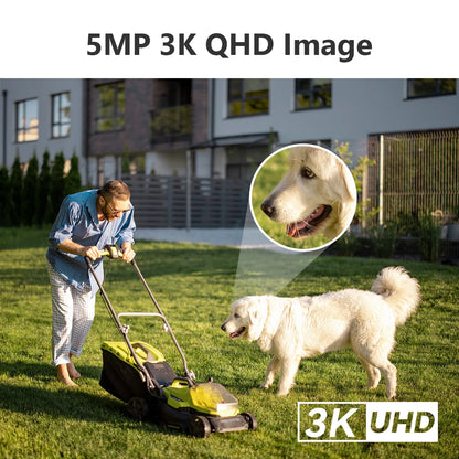 Indendørs WiFi-Sikkerhedskamera med Skærm og Tale