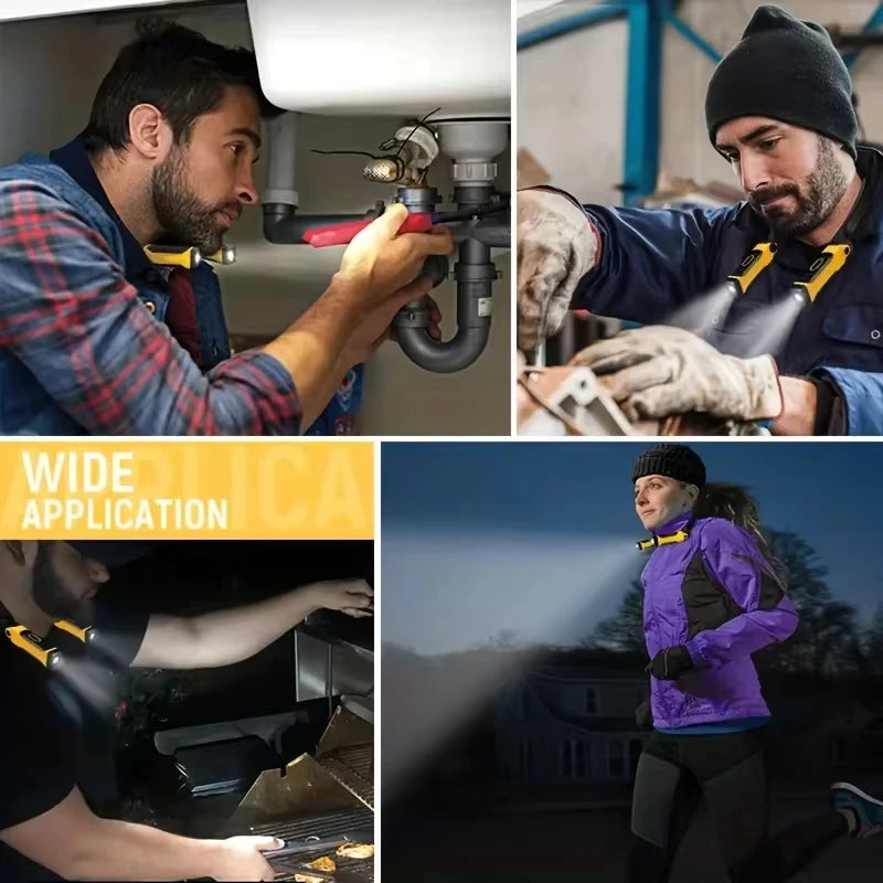 Genopladelige LED-Halslamper - Vælg mellem 1 stk. eller 2 stk.