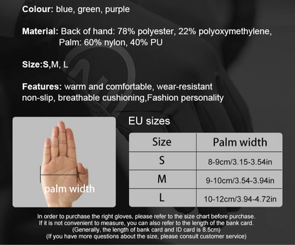 Varme Gelpolstrede Cykelhandsker