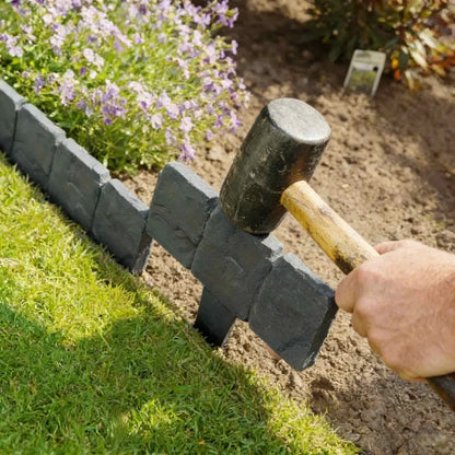 20-pak Plastikhavehegn i Stenlook til Blomsterbede