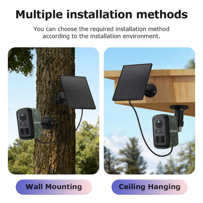 5MP 4G- og WiFi Vildtkamera med Solpanel