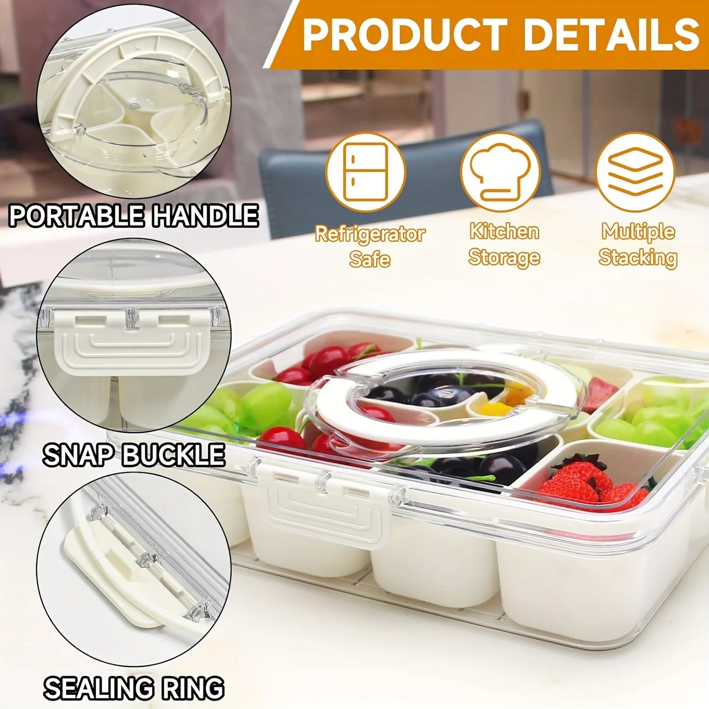 Transportabel Snackboks til Madopbevaring
