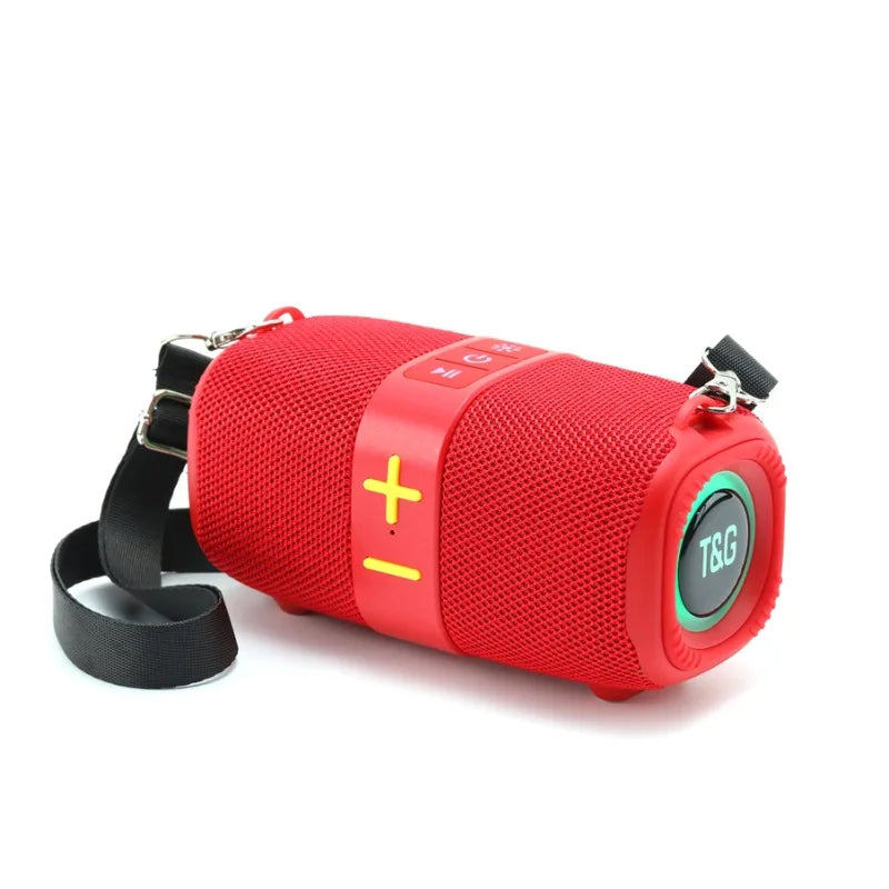 Bærbar Bluetooth-højttaler FM-radio Dyb Baslyd