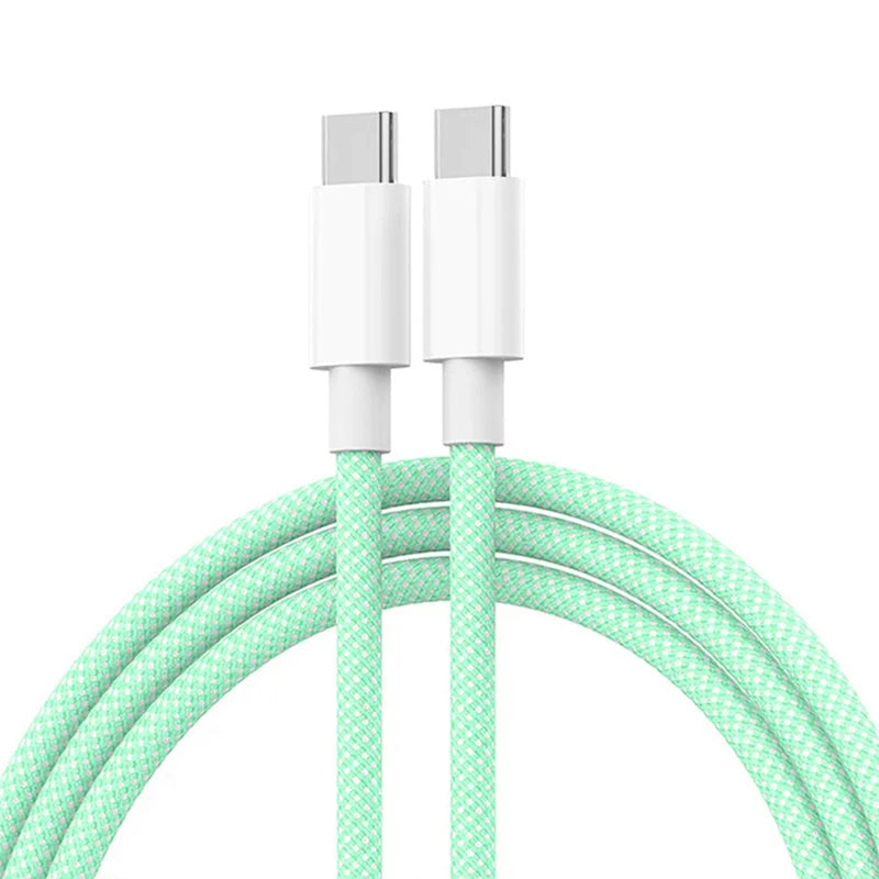 60W USB-C Opladerkabel til iPhone og Android
