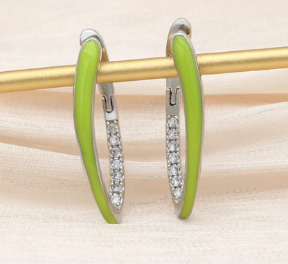 Emaljeøreringe til Kvinder