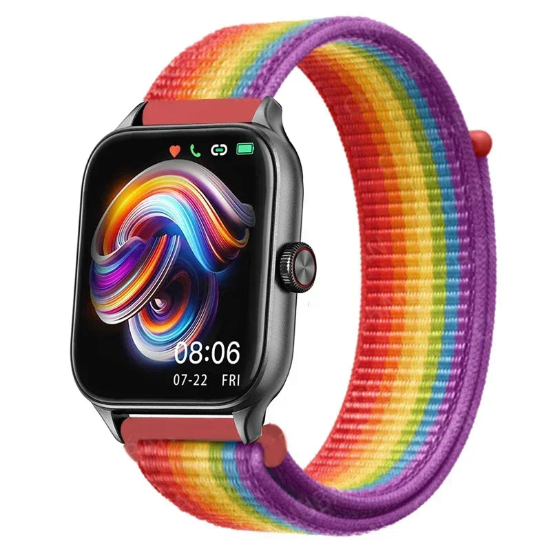 Nylonløkke Urrem til Amazfit, Samsung, Huawei, Xiaomi, Garmin