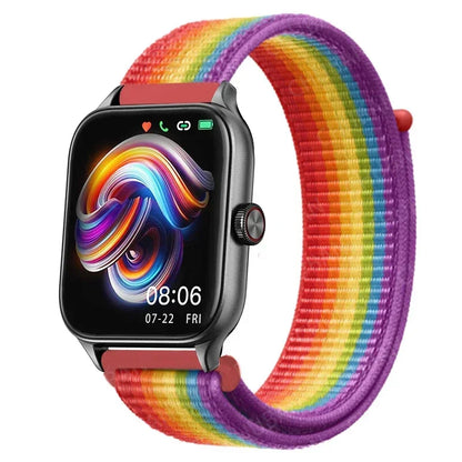 Nylonløkke Urrem til Amazfit, Samsung, Huawei, Xiaomi, Garmin