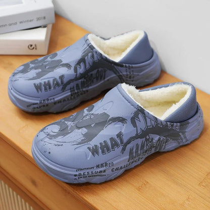 Varme Vinterhjemmesko til Mænd – Til Indendørs og Udendørs Brug