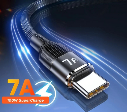 7A USB-C Hurtigopladningskabel