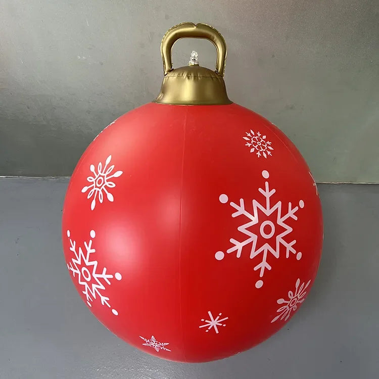 60 cm Oppustelig Julekugle til Dekoration