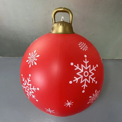 60 cm Oppustelig Julekugle til Dekoration