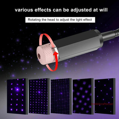 Mini LED Billoft Stjerne Natlampe